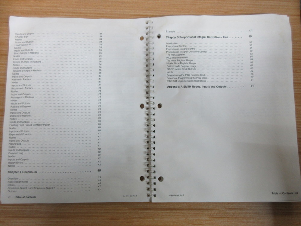 AEG GM-0984-008 Modicon 984 Enhanced Executive Cartridge User Guide Rev.C