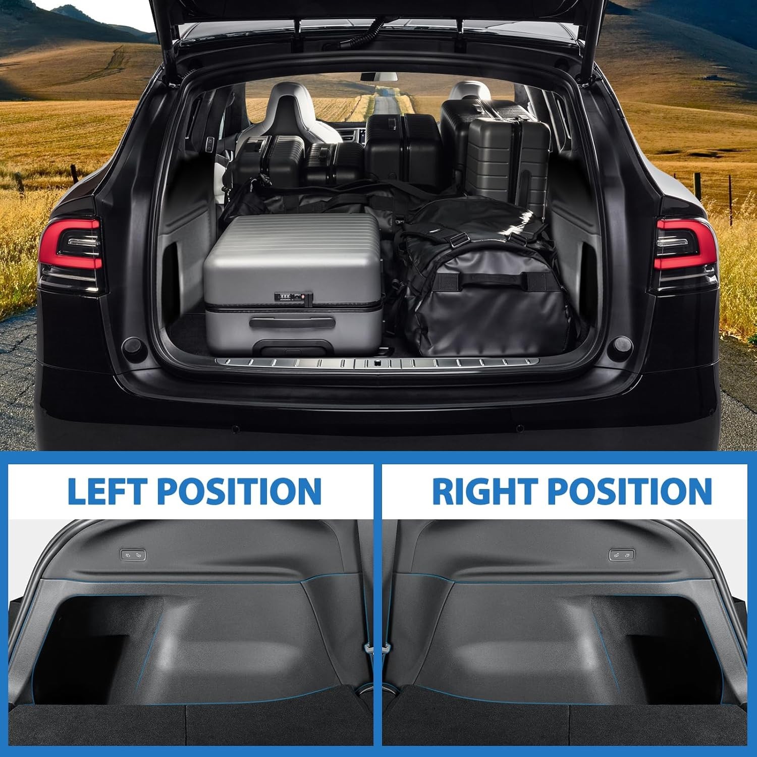 Rear Trunk Side Protective Cover Compatible with Tesla Model Y Juniper 2025 2…