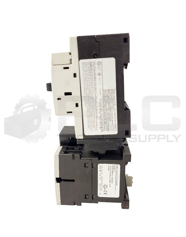 SIEMENS 3RA11101AA151BB4 COMBINATION STARTER 24VDC