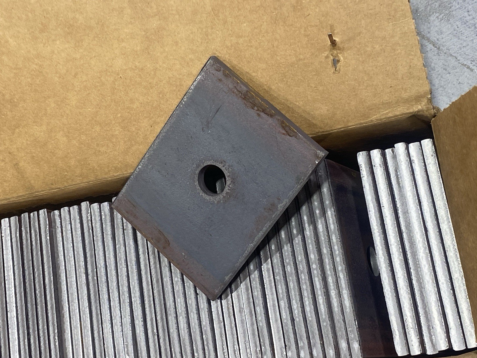 QTY 50 Dayton Superior B11-STD 3″ x 4″ x 1/2″ Washer for 1/2″ Dia Bolt 46500 New