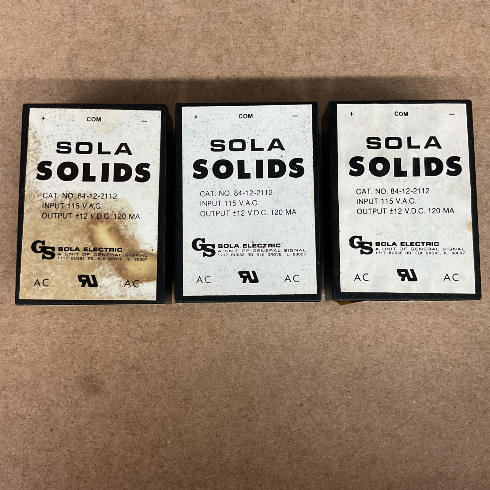 Vintage Power Supply Modular Units Lot of 14 Acopian Sola Solids Analog Devices