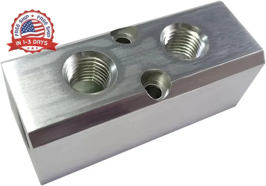 Quality 2 Way 4 Port Air Manifold 1/2″ NPT Supply Port 1/4″ NPT Outport With Mou