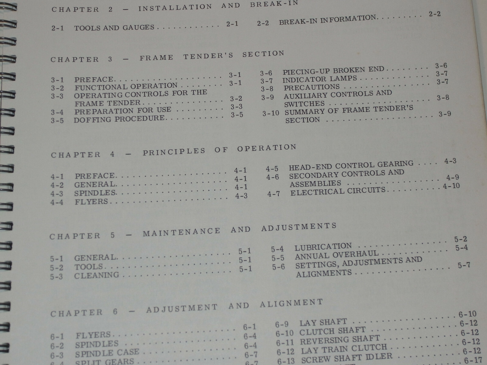 SACO-LOWELL ROVEMATIC INSTRUCTION MANUAL! 1at EDITION! 1964! PICTURES! OPERATION