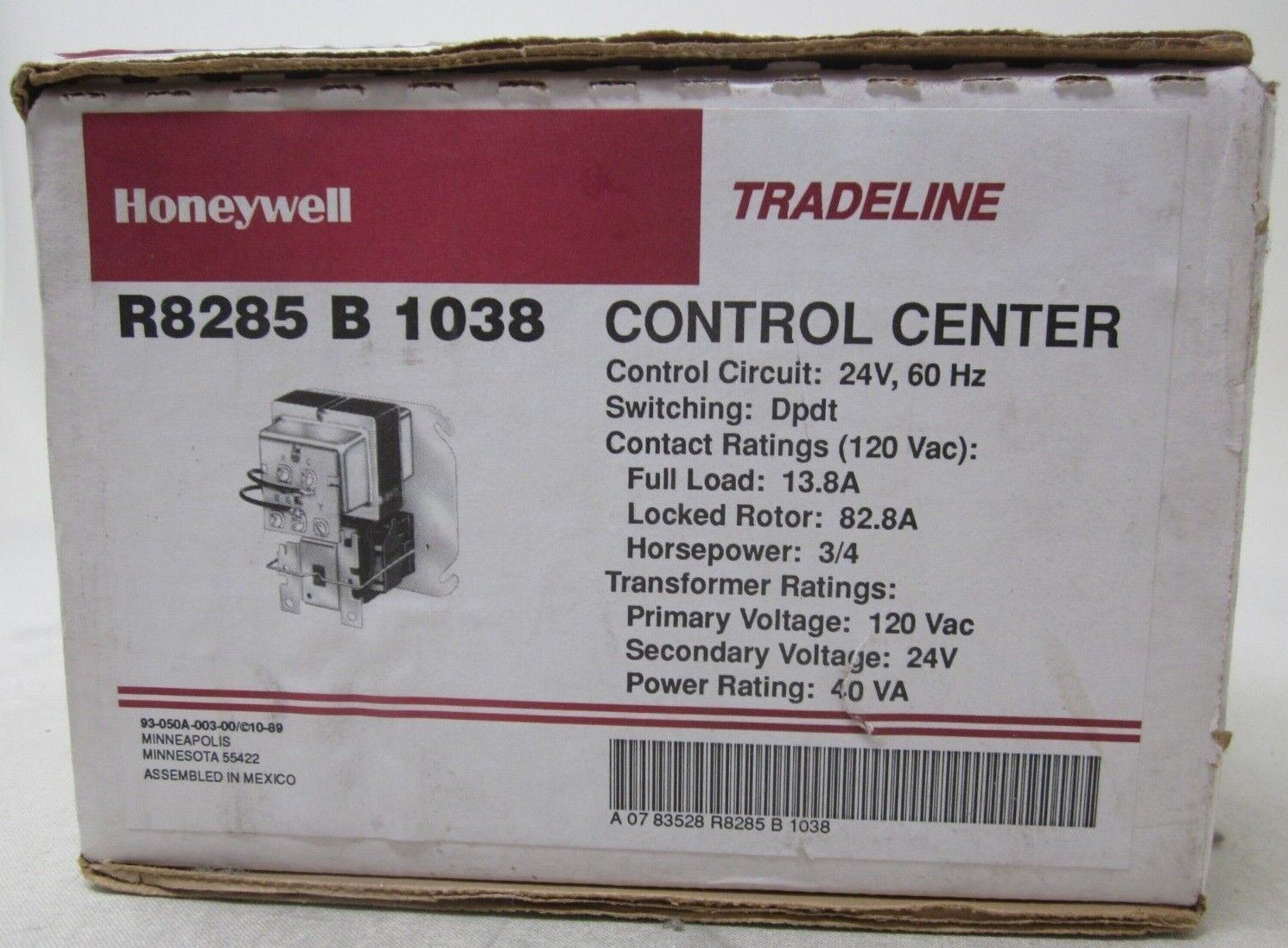 HONEYWELL R8285B1038 Fan Control Center