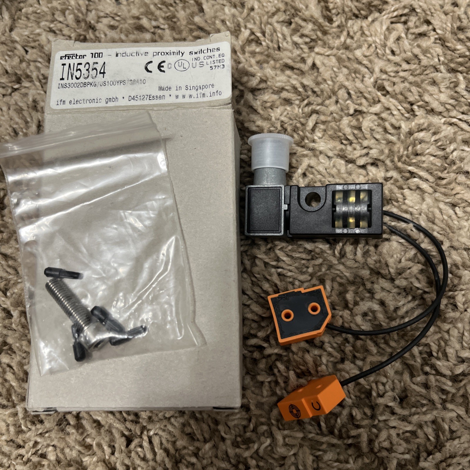 IFM EFECTOR IN5354 NEW INDUCTIVE PROXIMITY SWITCH IN5354