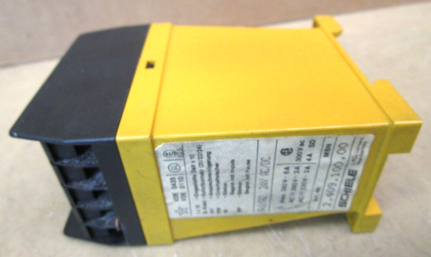 Schiele MBN Timer Relay 2.409.100.00 A1/A2 24V AC/DC 47231LR