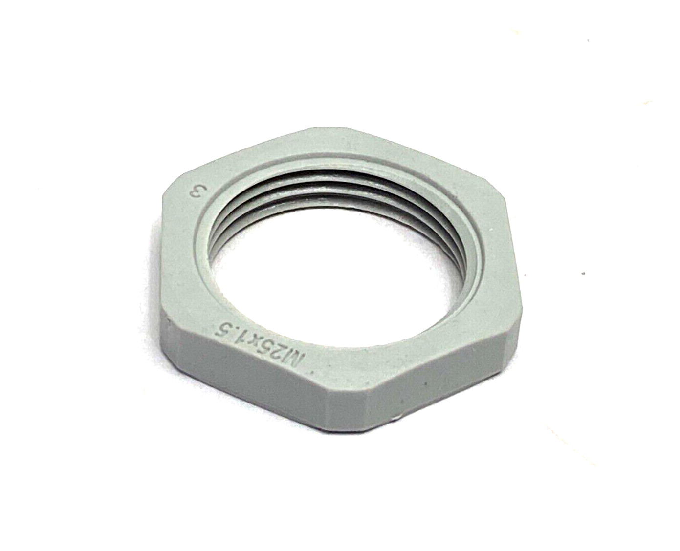 Bimed BLMN-13 Lock Nut M25x1.5, 32mm Spanner Width Light Grey Plyamide LOT OF 20