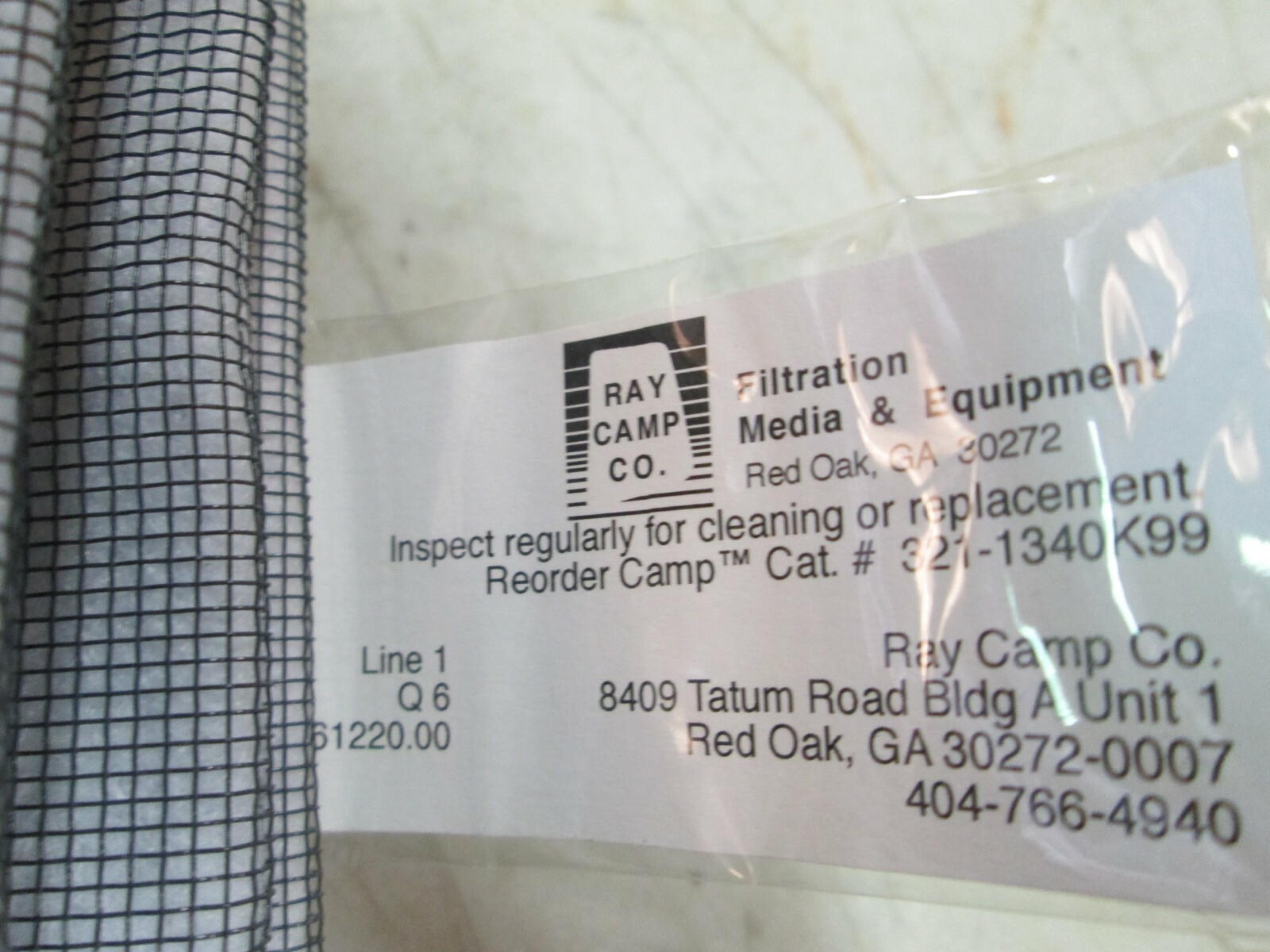 Ray Camp Co. Filter Cat# 321-1340K99 3-7/8″ Dia 5-1/2″ Long (New)