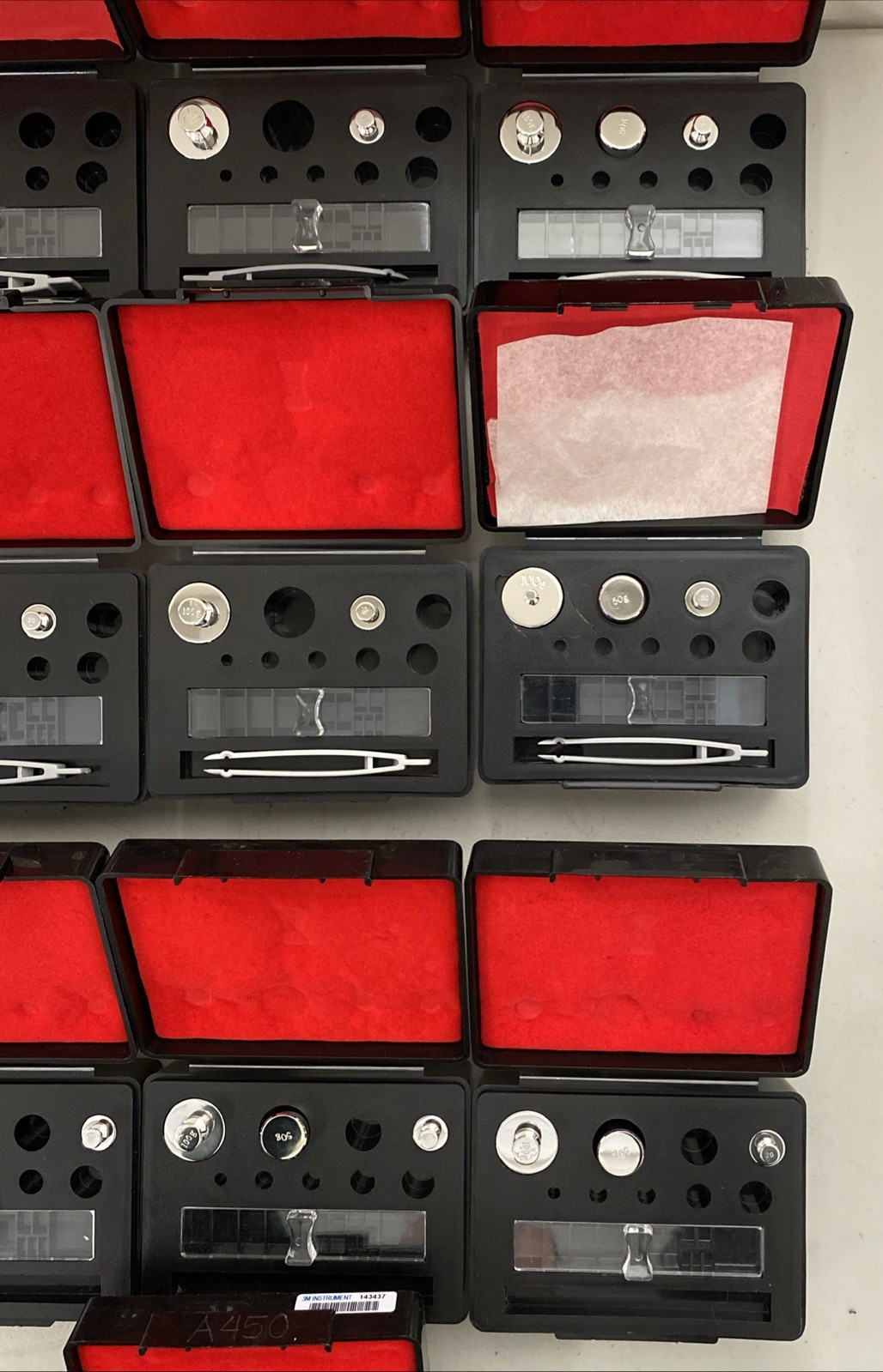 Lot 13 Cases Rice Lake Weighing Systems Test Weight Set 20g 50g 100g Class 1 3M