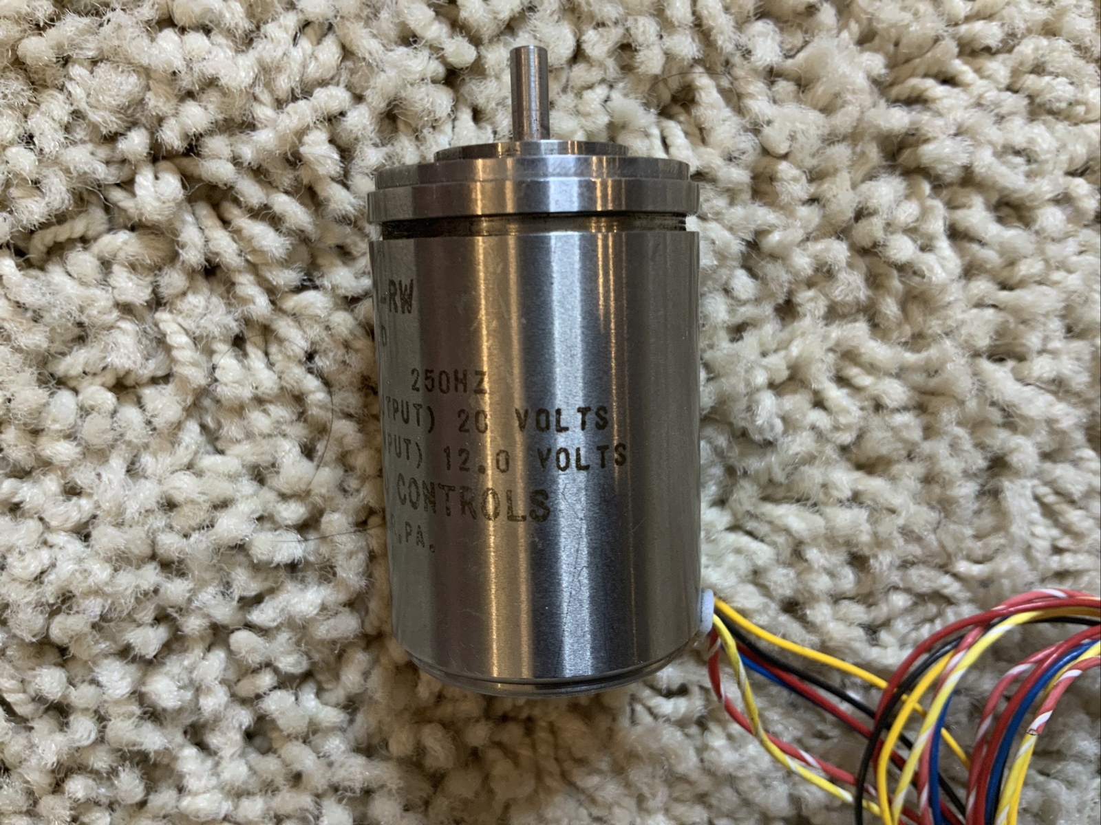 HAROSYN-RW 11BRW-300-B-1 250HZ Rotor Stator Harowe Servo Controls