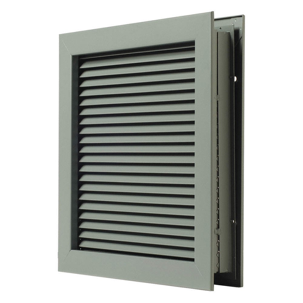 NATIONAL GUARD L-700-RX-18×24 Door Louver,22 1/4 in H,16 1/4 in W 44ZZ63