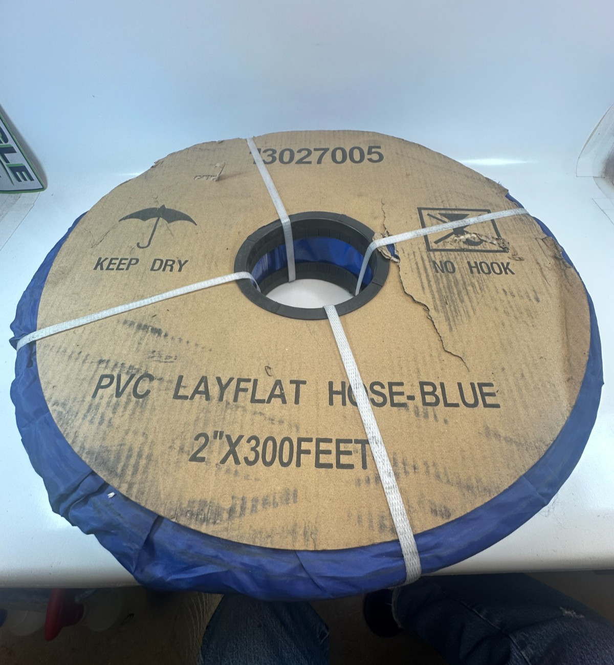 APACHE 13027005 PVC Layflat Hose – Blue 2″ x 300ft. – New Fast Ship