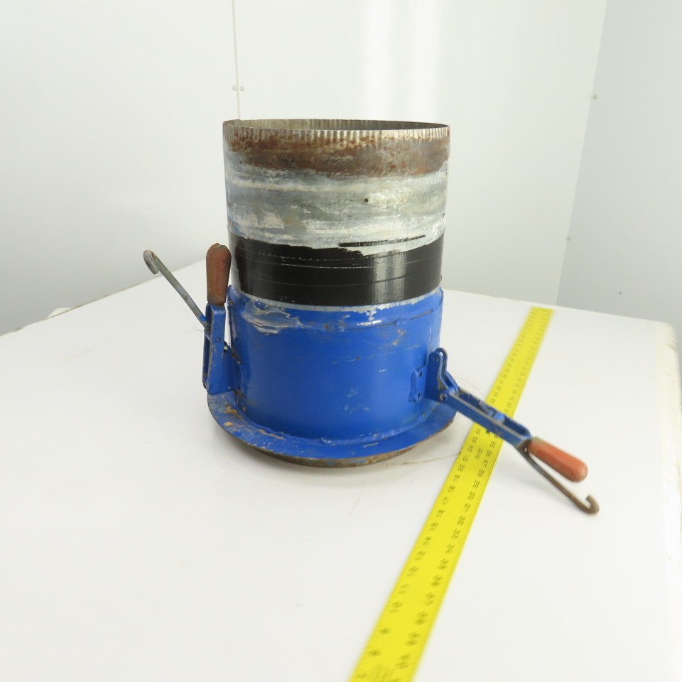 12″ x 12-1/2″ Duct Coupling Assembly W/ Destaco Toggle Clamps 17-1/4″ OAL