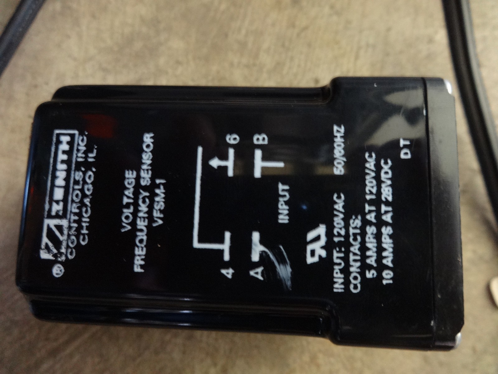K-1192R ZENITH CONTROLS VOLTAGE FREQUENCY SENSOR VFSM