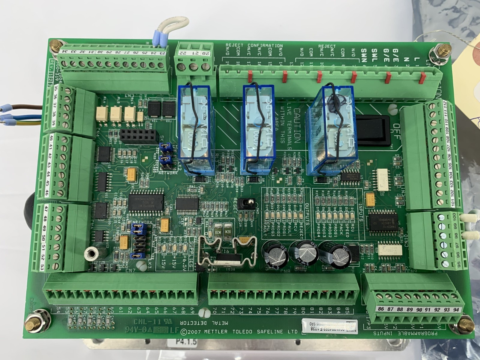 Mettler Toledo Safeline V4-RAD-1 WS50-3AAC 100-240V 340W 50/60Hz Power Supply