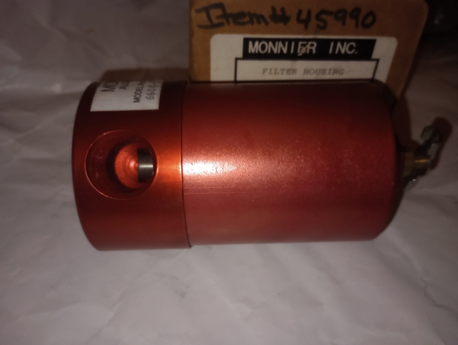 NEW GENUINE MONNIER, INC. MODEL 660A-1/2″ FILTER HOUSING 150 PSI