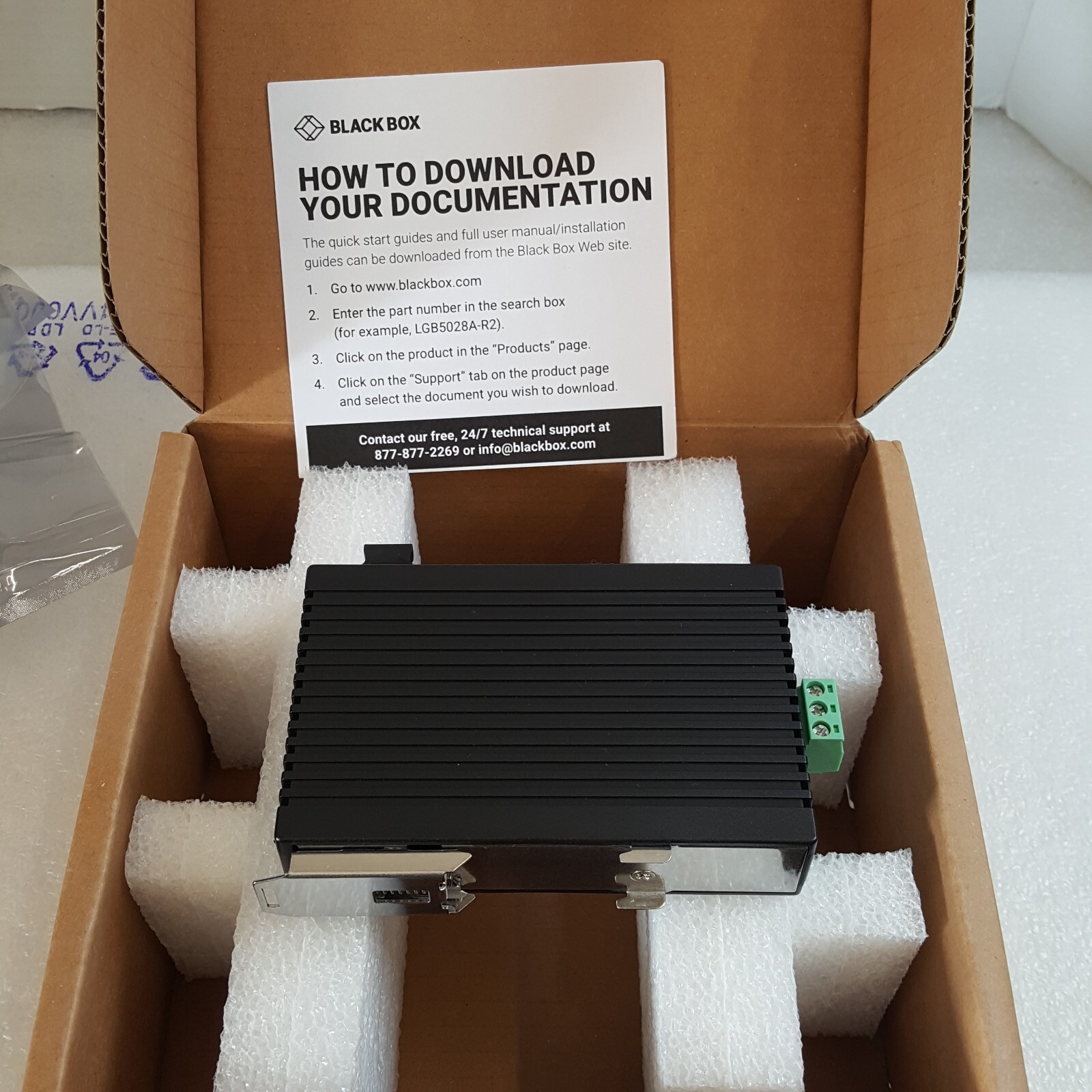 💥NEW BLACK BOX INDUSTRIAL MEDIA CONVERTER LMC270A-SM-20K-SC