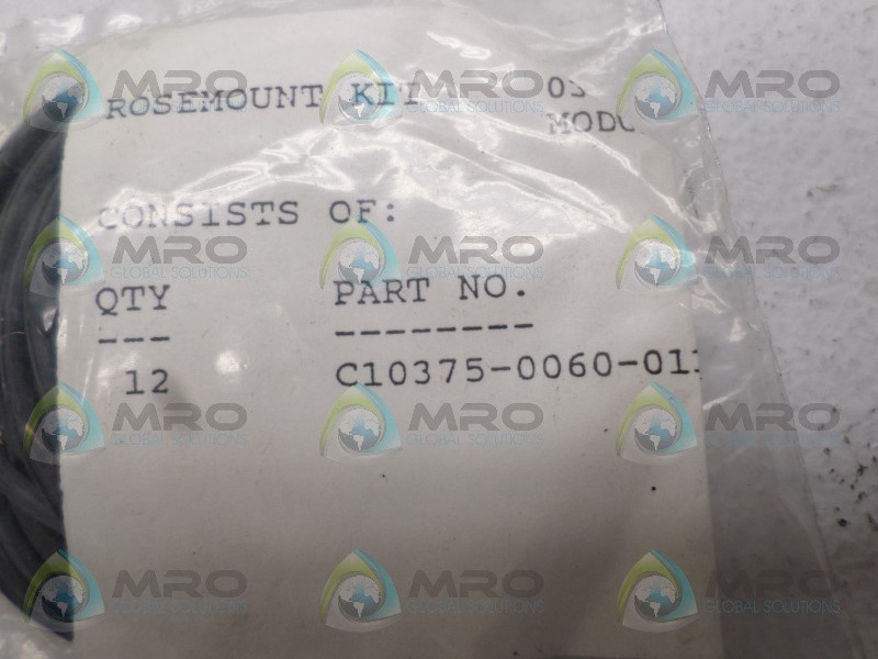 ROSEMOUNT C10375-0060-0136 O-RING (PKG OF 12) NSMP