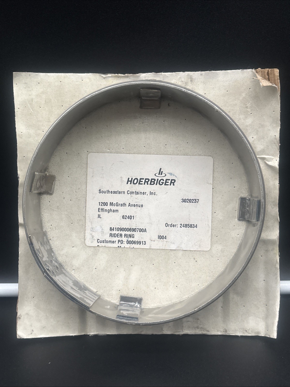 Hoerbiger 84109000690700A Rider Ring
