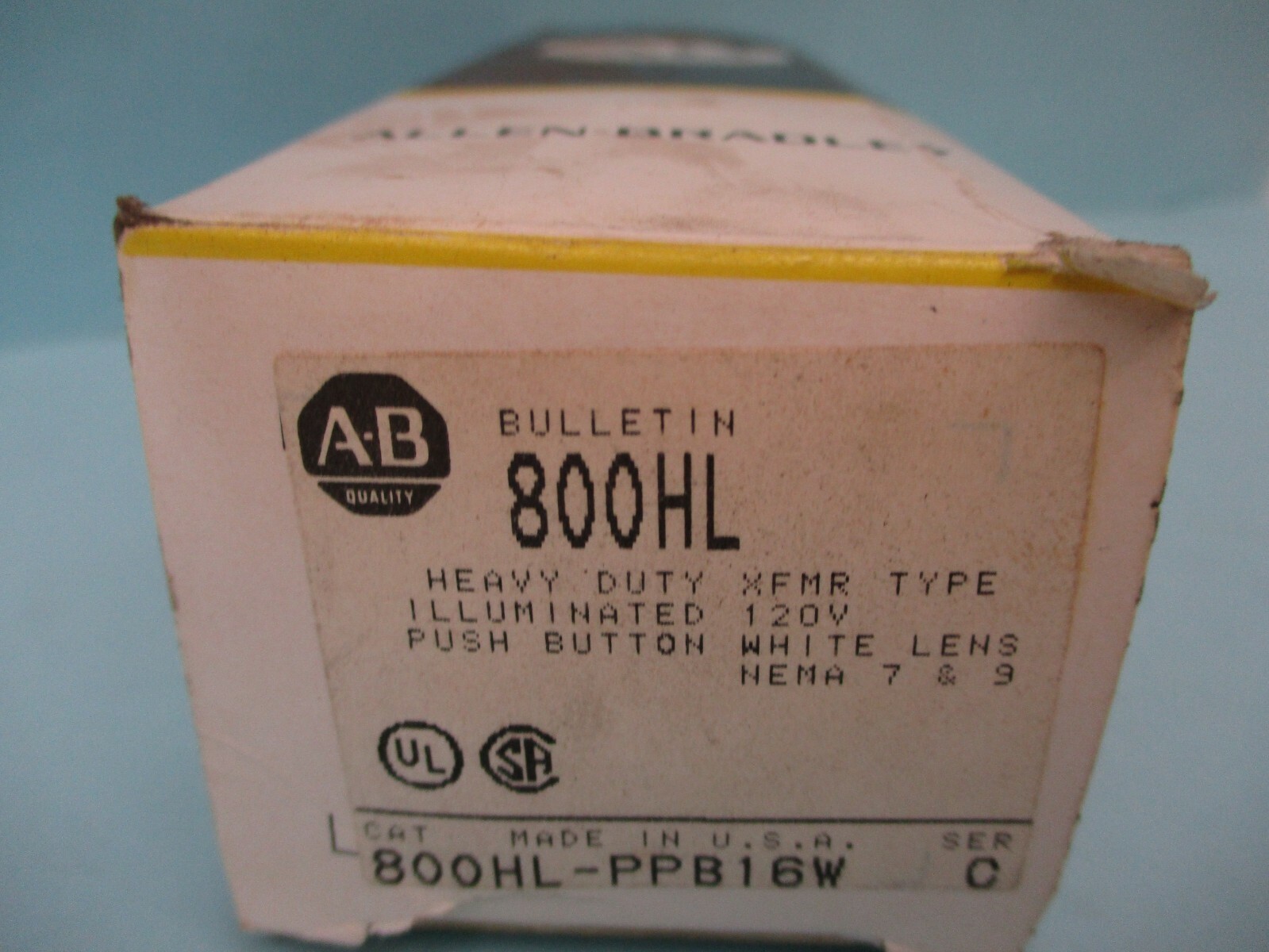 New other Allen-Bradley Push Button 800HL-PPB16 800T-XA Series D A2902DH