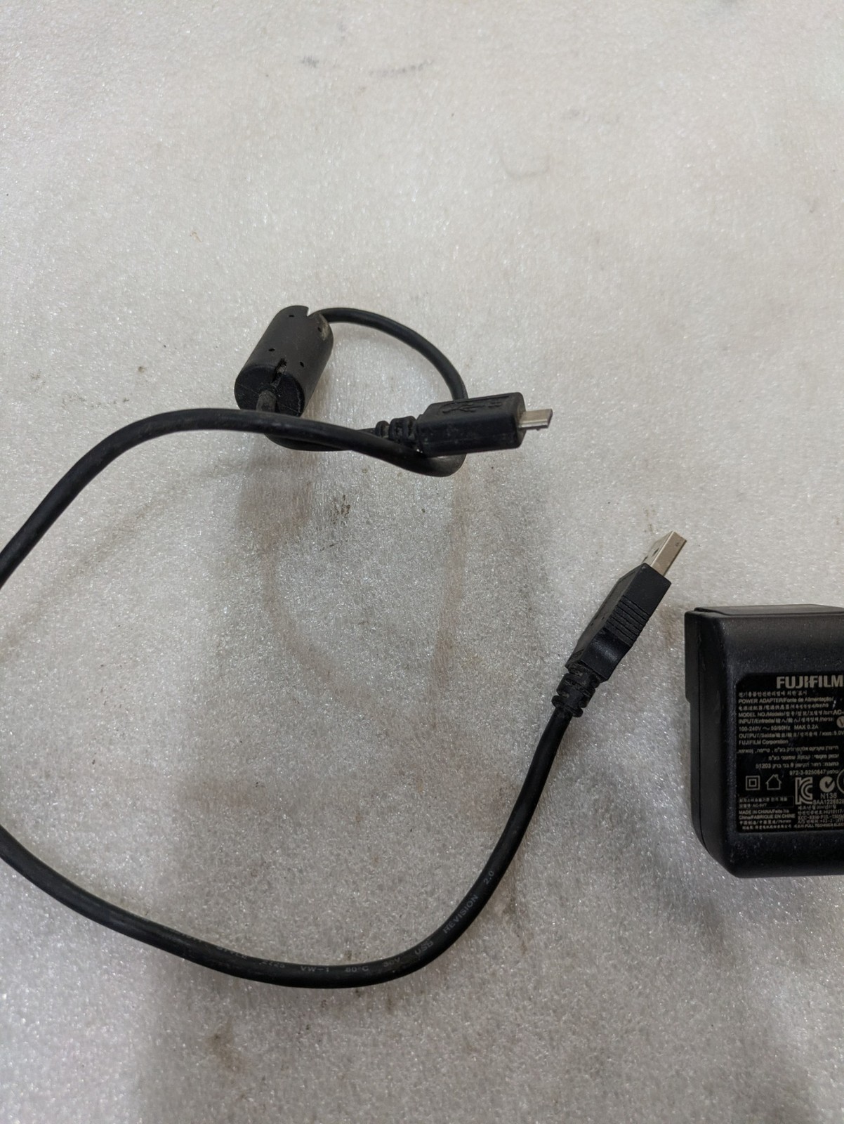 Fujifilm AC-5VT Power Adapter 0.2A with Technics-GP TEU-001M 2.5A 125V