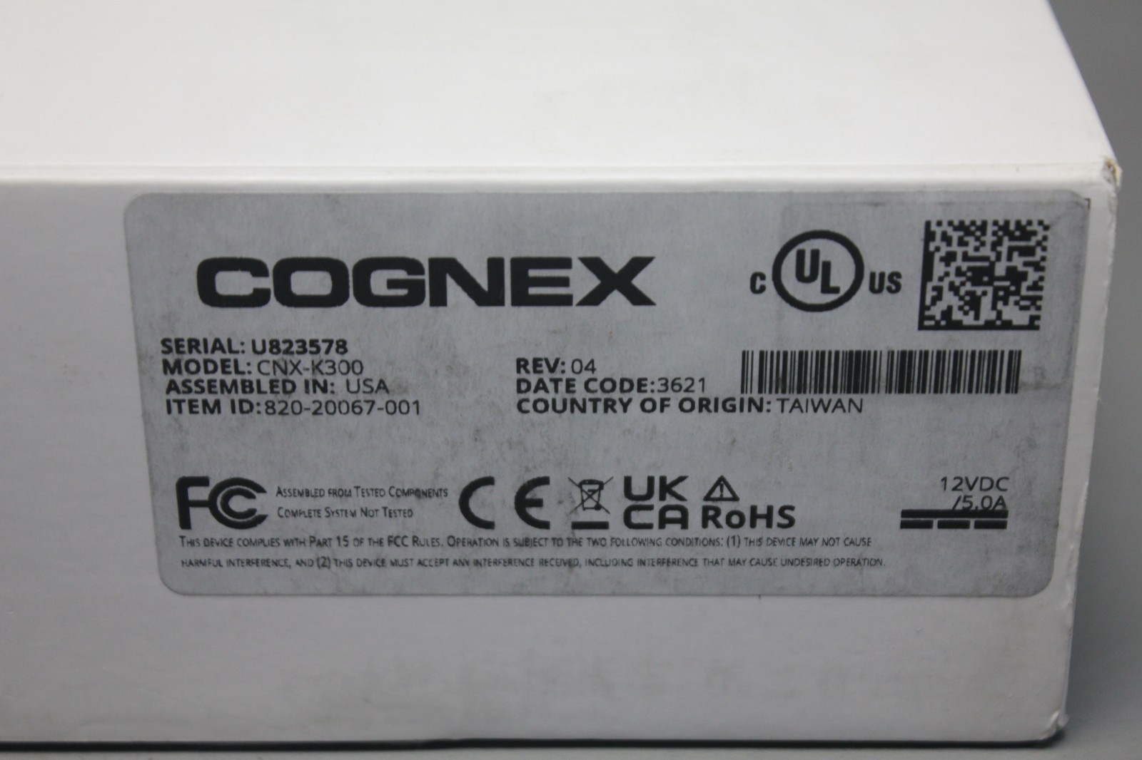 NEW COGNEX/KARBON COMPACT RUGGED COMPUTER CNX-K300 K300-E3950-8-F1-P