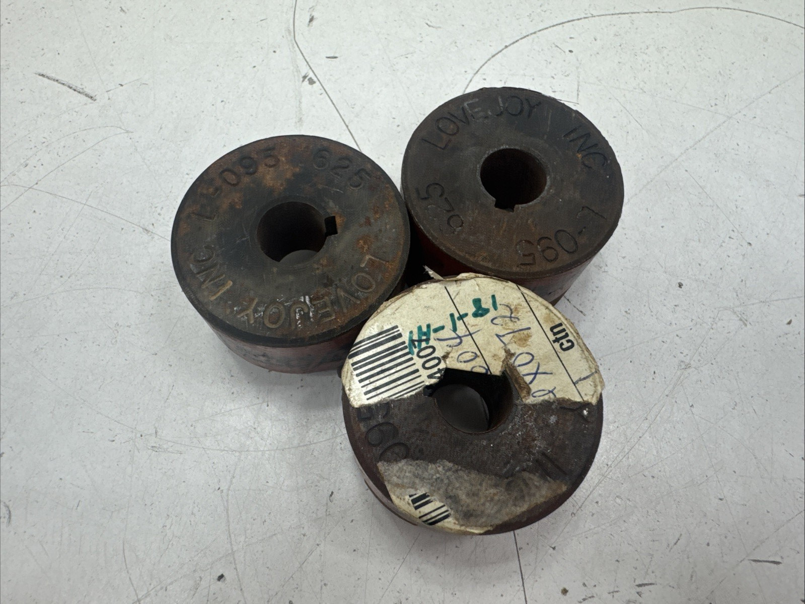 (QTY 3) LOVEJOY L-095 L095 HUB 0.625 Part No. 68514411085