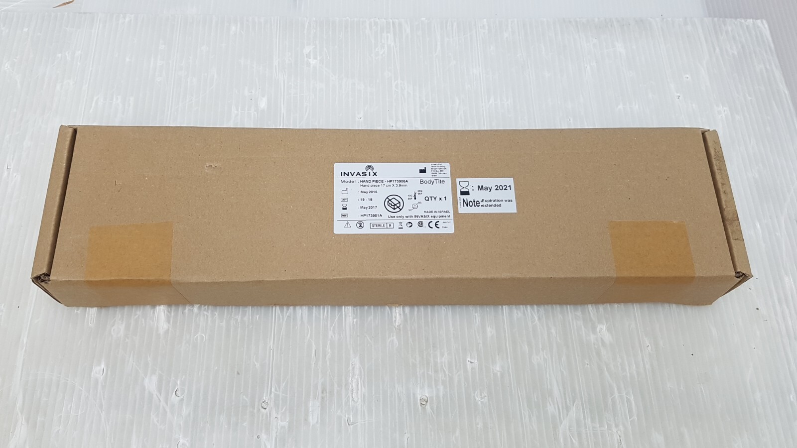 INVASIX Body Tite Hand Piece HP173906A, 17cm X 3.9mm