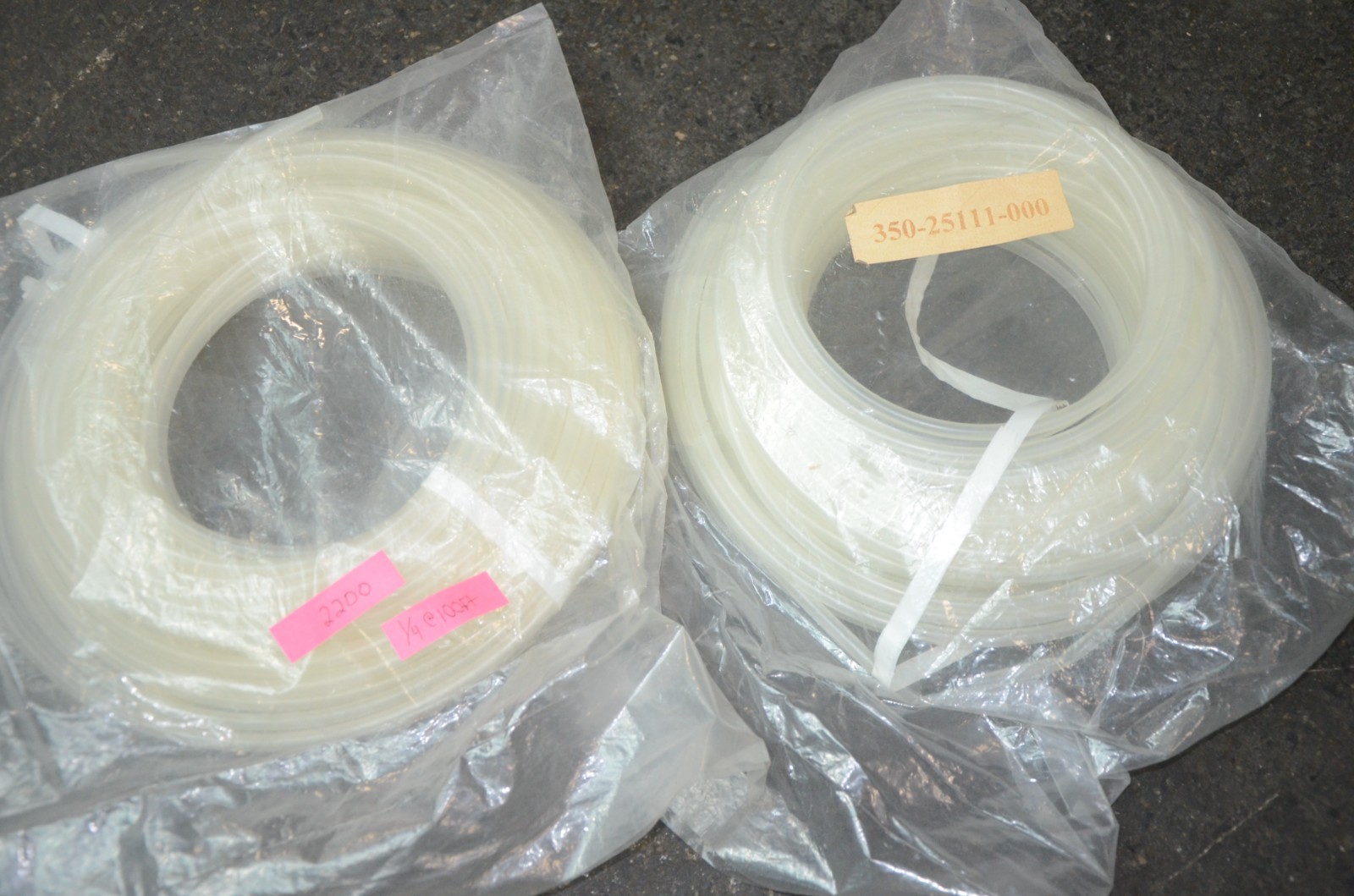 1/4″ OD Lot of 2 Qty Clear Polyethylene Air Tubing 200 Feet Total New Open Box
