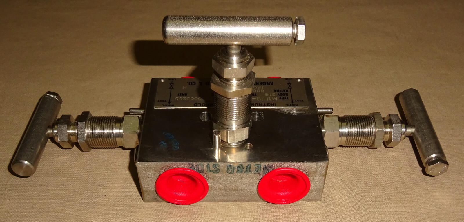 Anderson Greenwood M1HIS-4 Instrument Manifold 316 Stainless Steel M1HIS4 Tyco