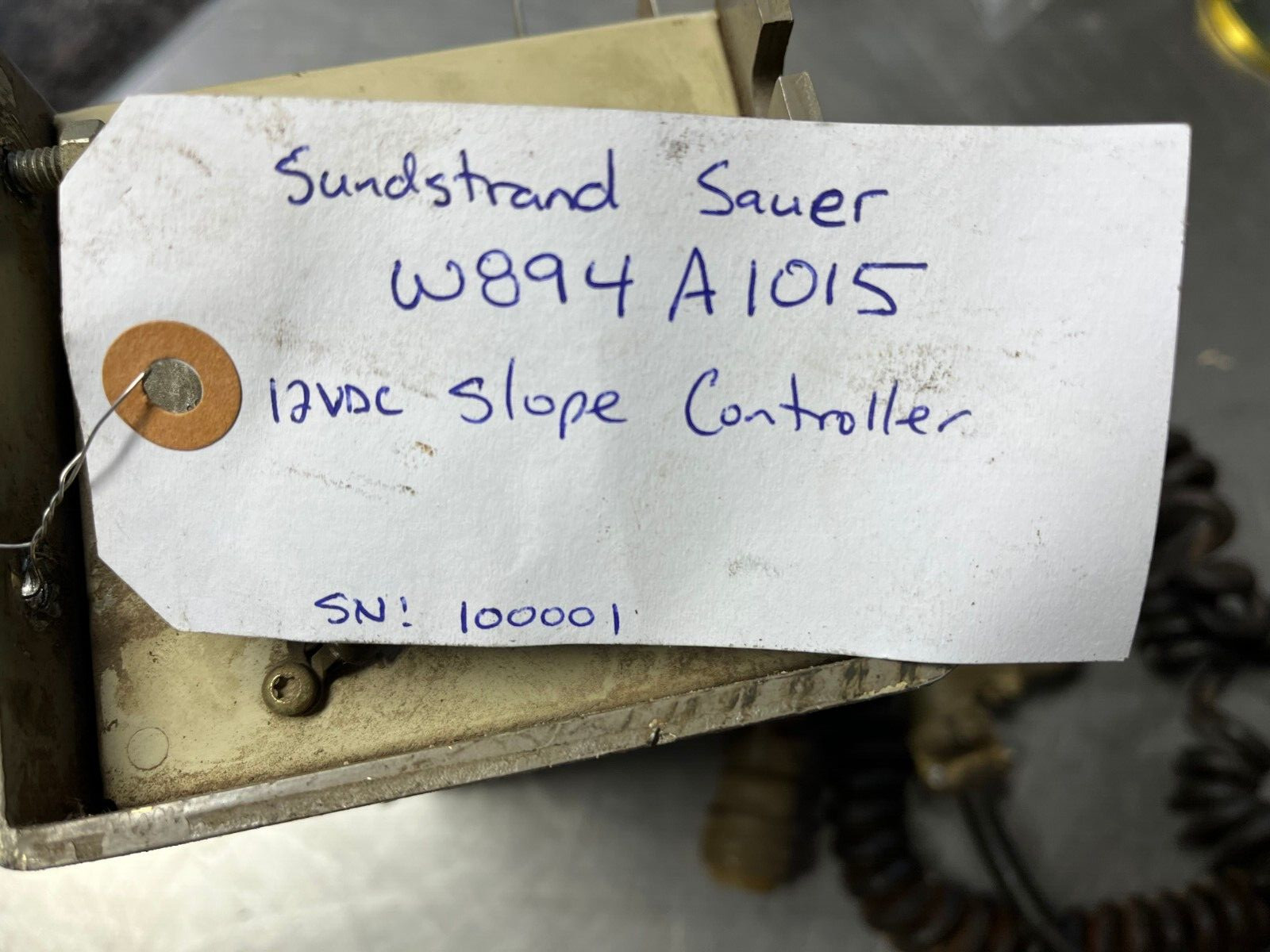 W894A1015 GENUINE Sundstrand Sauer 12VDC Slope Controller