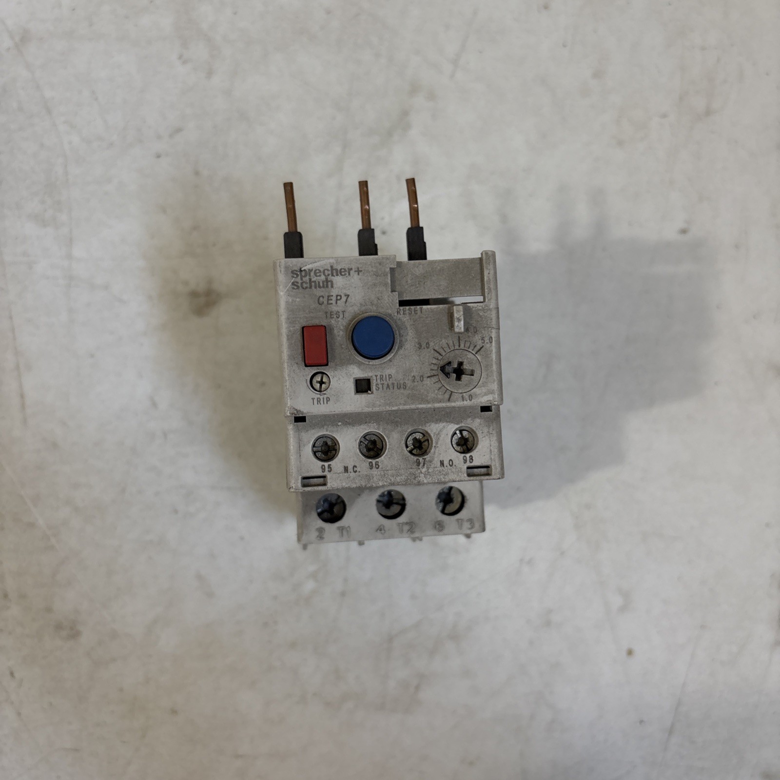 ALLEN BRADLEY CEP7ED1CB OVERLOAD RELAY CONTACTOR UNTESTED