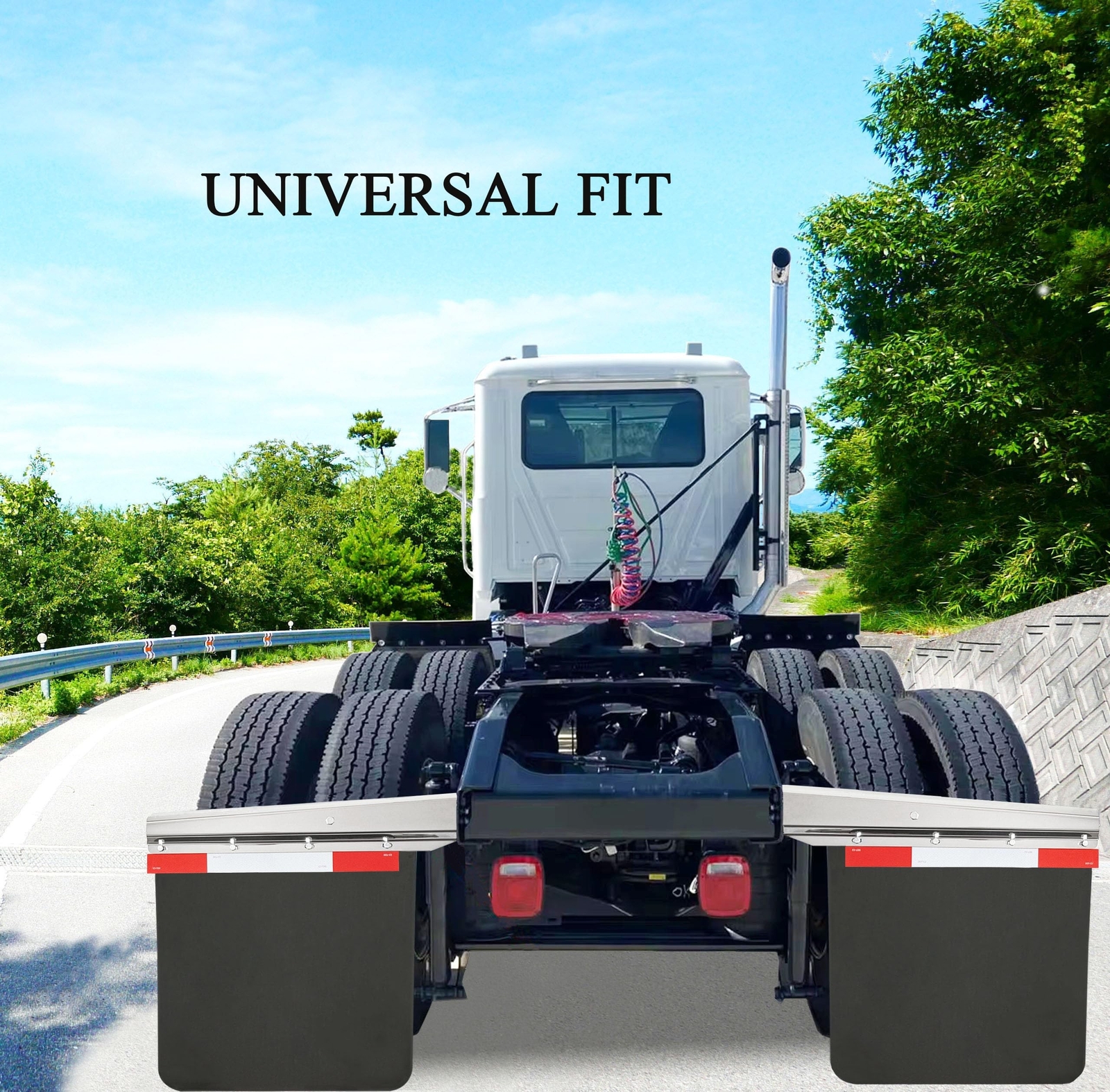 1 1/8″ Bolt Tapered Mud Flap Hangers for Semi Trucks Mudflaps Bracket Spring …