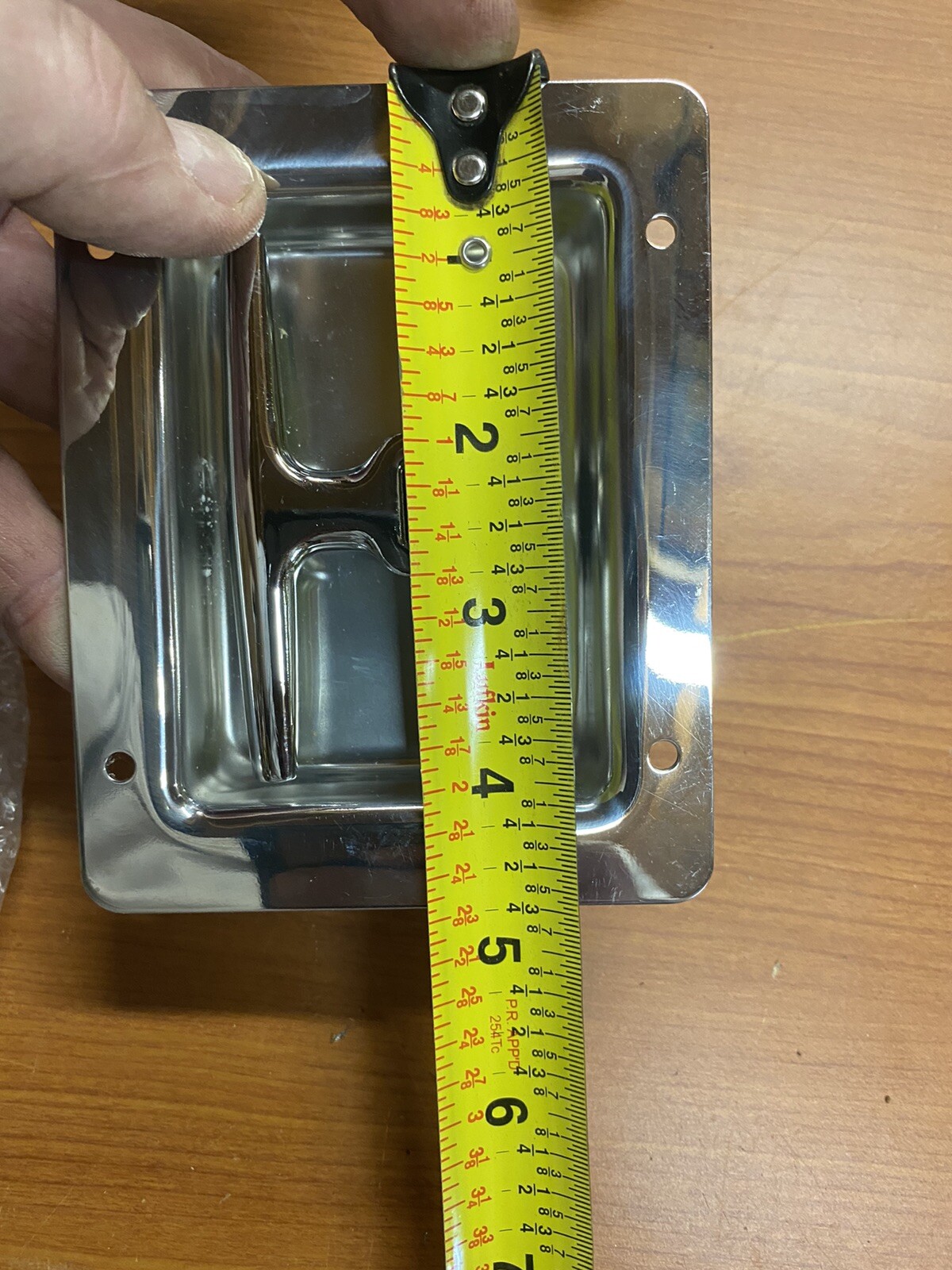 Recessed T-Handle Latch, New, Stainless Steel & Chrome Finish