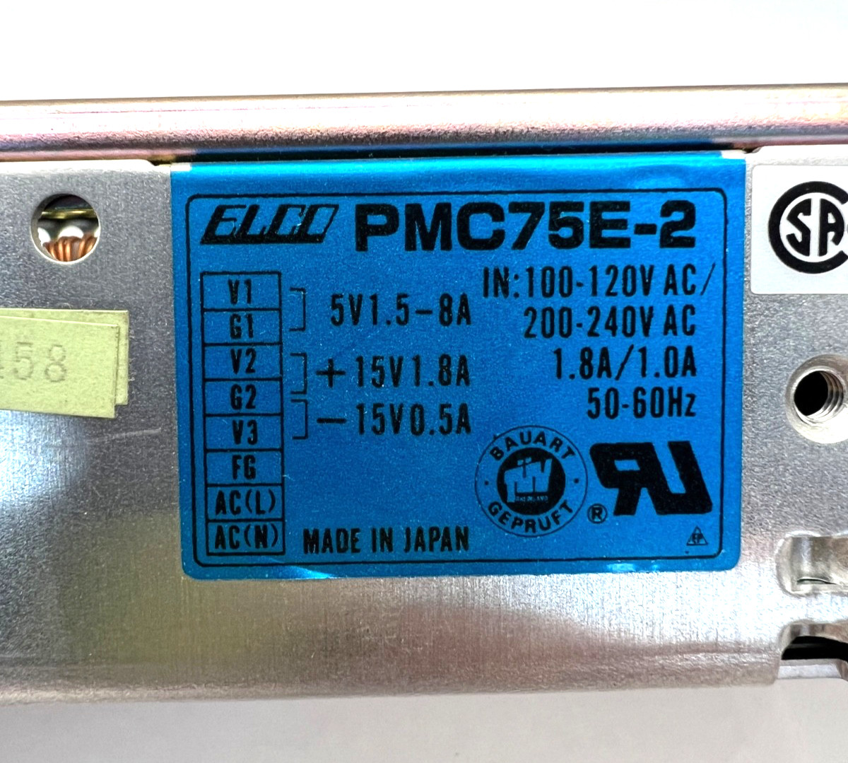 ELCO PMC75E-2 Power Supply Cosel JAPAN
