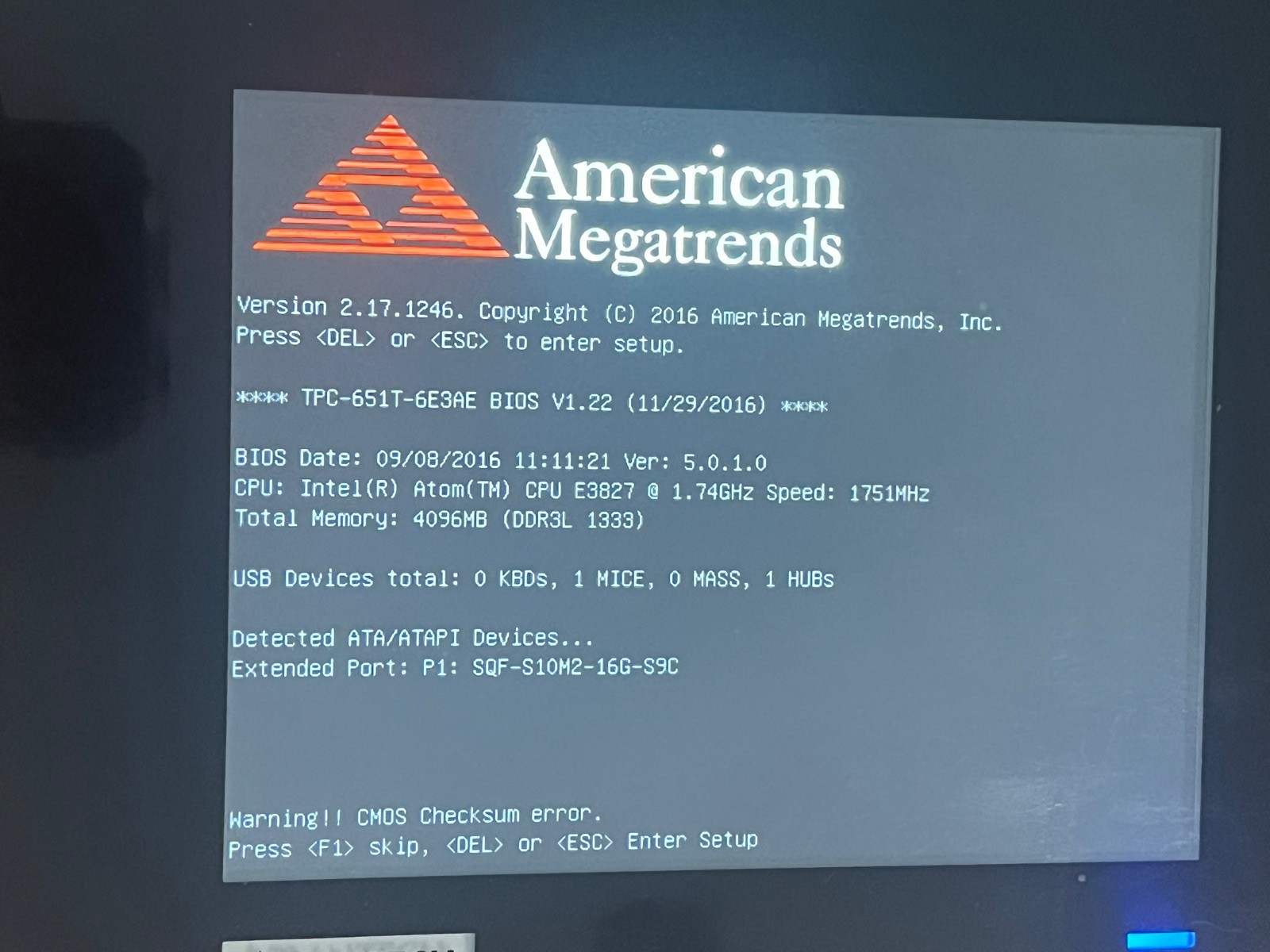 ADVANTECH COMPUTER TPC-651T, TPC-651T-E3AE
