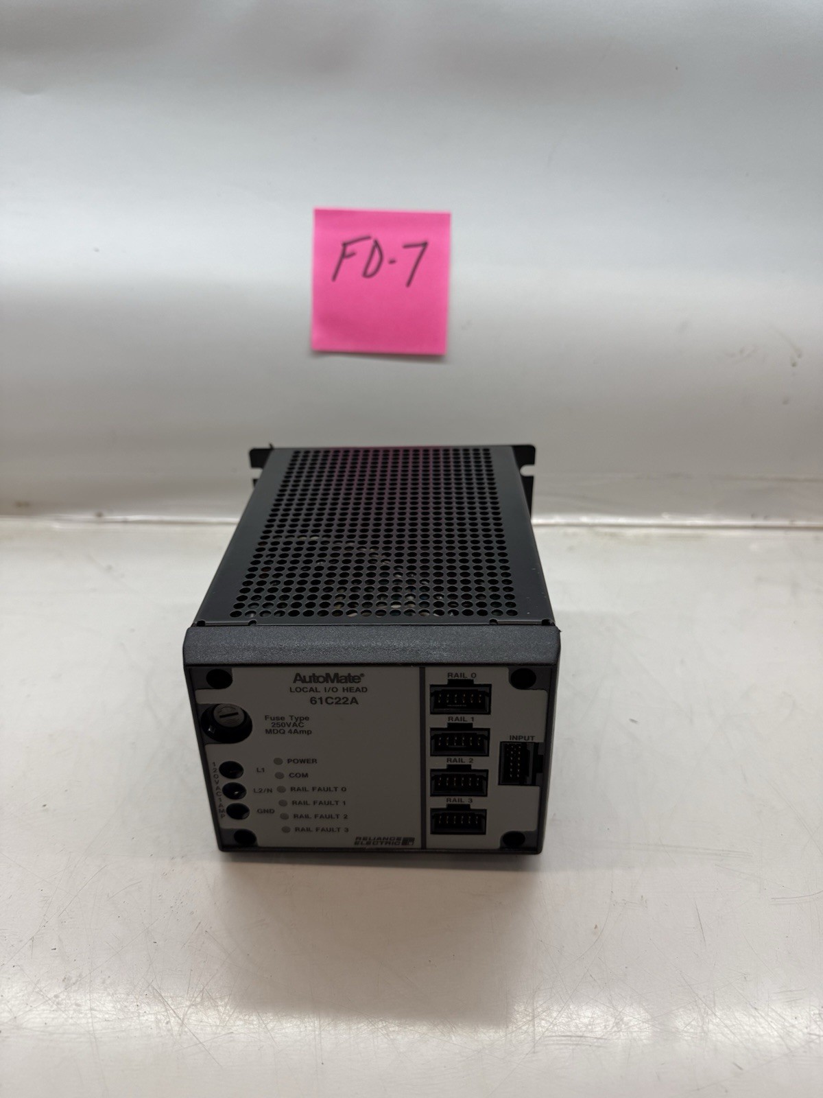 RELIANCE ELECTRIC 61C22A AUTOMATE LOCAL I/O HEAD 250VAC New No Box