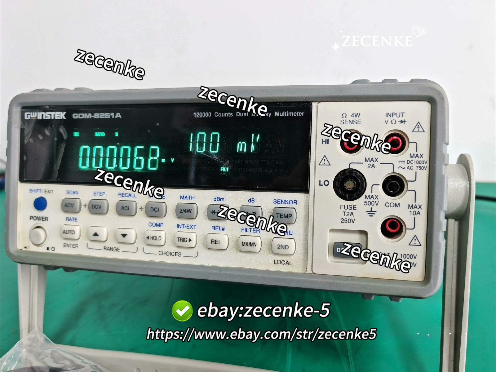 1PCS GW Instek GDM-8251A GDM8251A Dual Display Multimeter