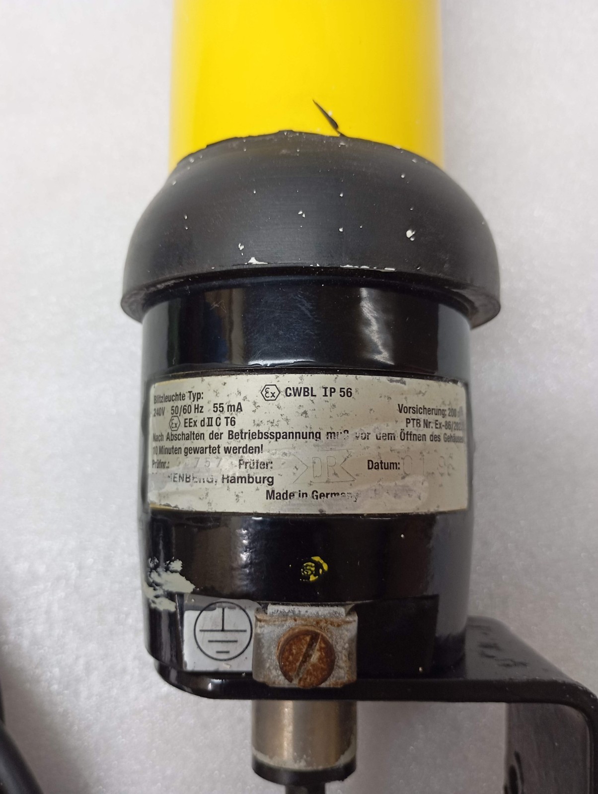 NO SPFANNENBERG Rlitzleuchte Typ. CWBS IP 56 FLASHING STROBE VISUAL SIGNAL 24V