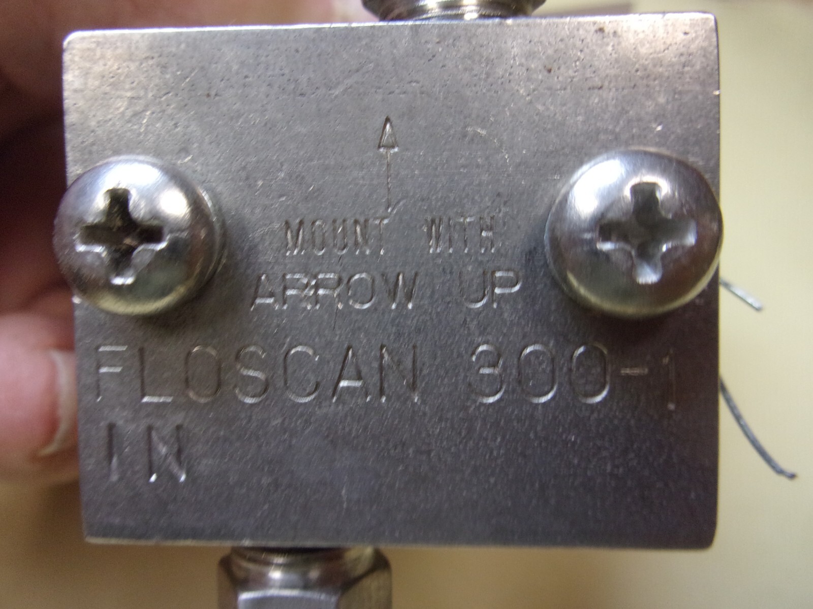 Floscan 6BA-1FT-0019 Auxiliary Steam Hydrazine Flow 300-1