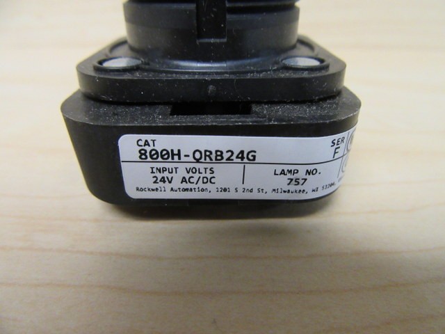 Allen Bradley 800H-QRB24G Pushbutton 800H-QRB24 Core Only