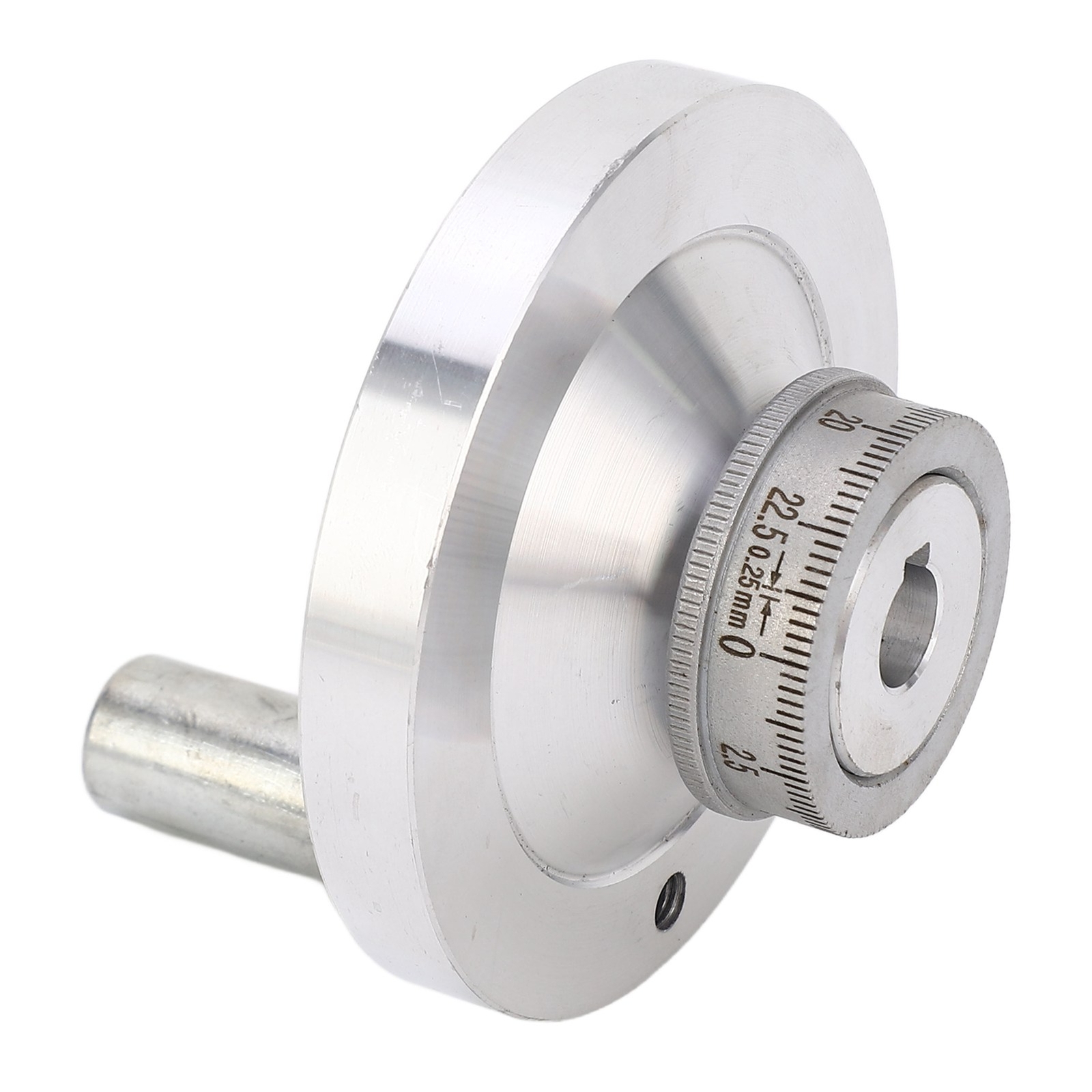 Lathe Handwheel 80mm Aluminum Alloy Hand Wheel With Crank Handle For 7×12 7×14