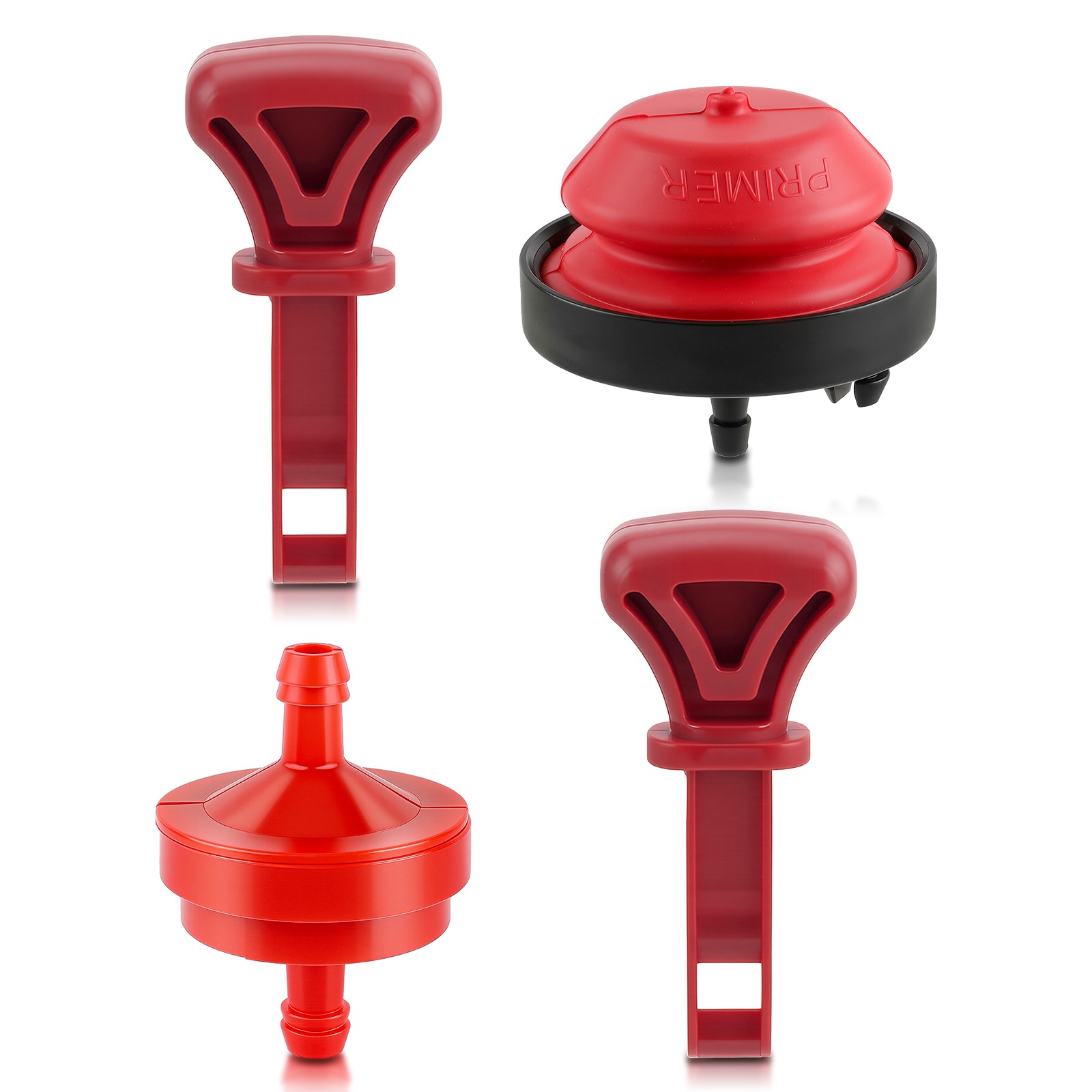 RED Ignition Key & Primer Bulb For Craftsman, Huskee MTD Snowblower