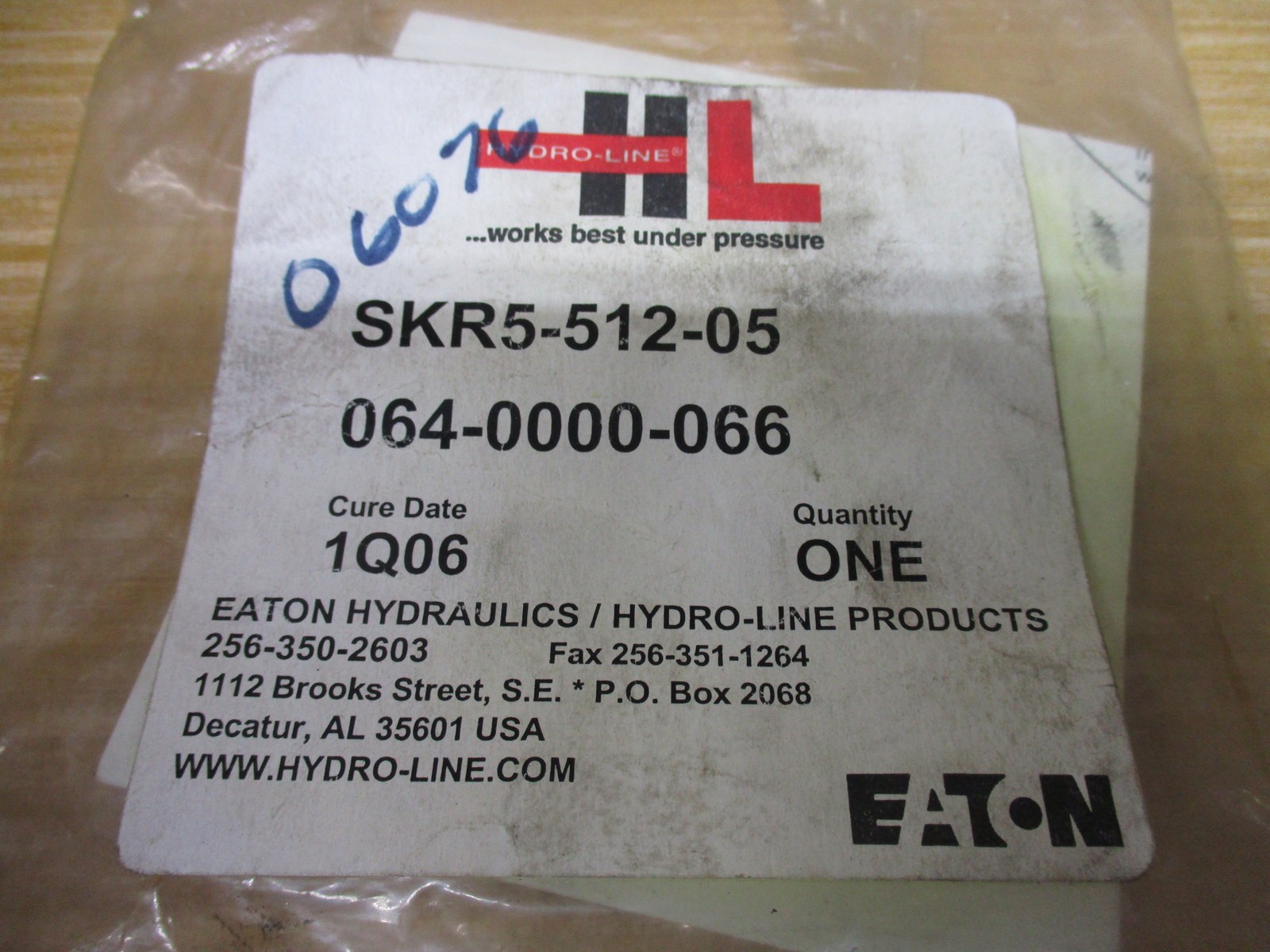 Eaton SKR5-512-05 Hydroline Seal Kit 064-0000-066