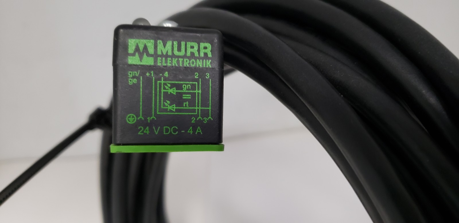 MURR ELEKTRONIK OUTPUT MODULE, 24VDC 4A, APPROX 24′ CABLE