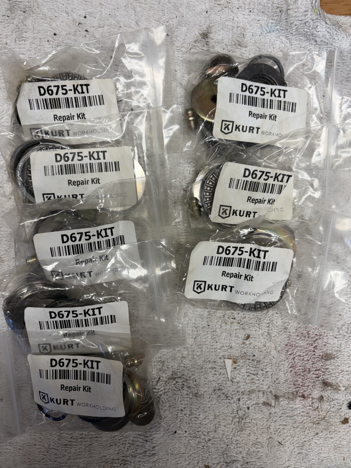 Kurt D675-KIT Repair Kit: 10 Pc Use with Kurt Series D675