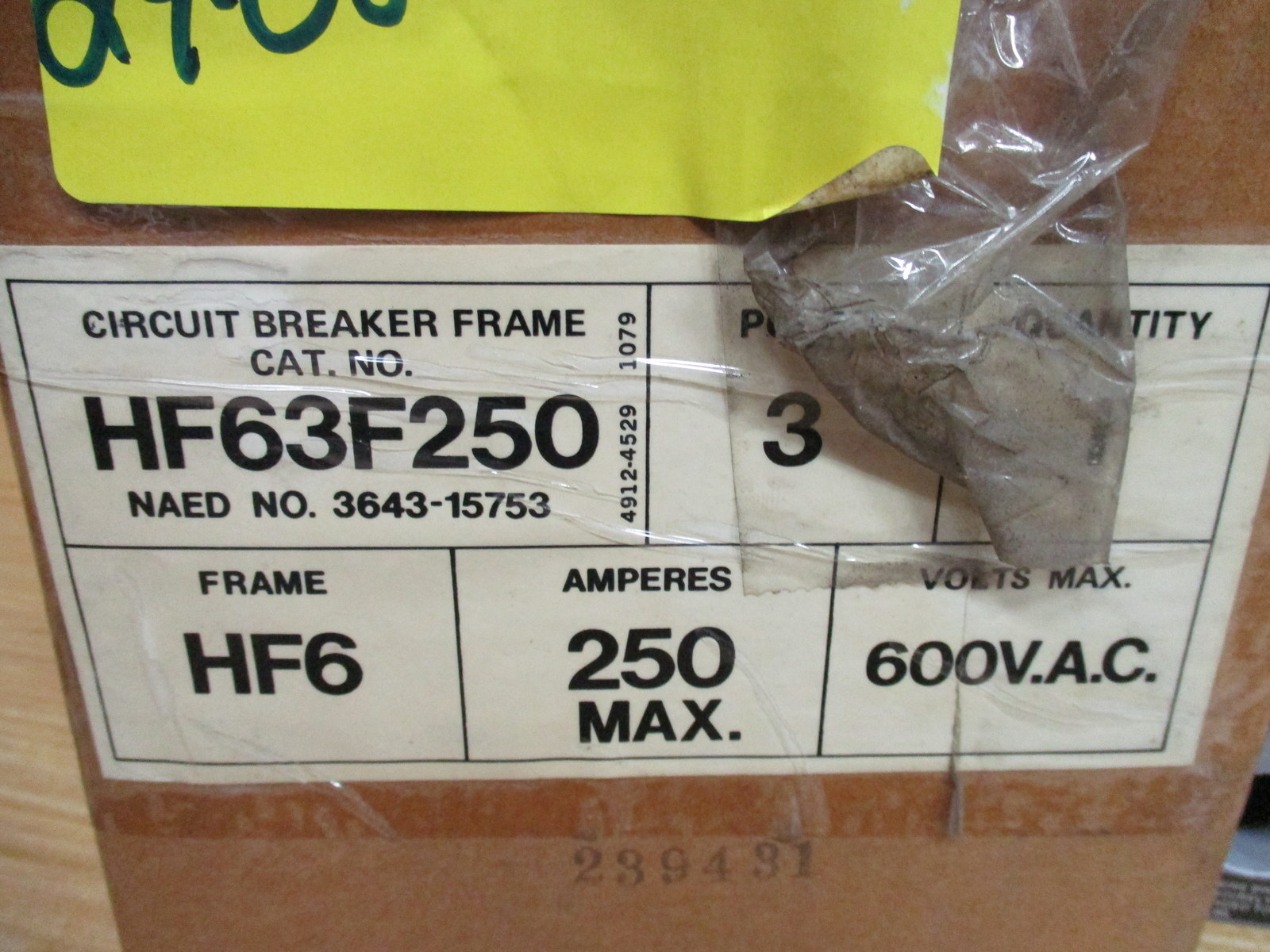 Gould HF63F250 ITE Circuit Breaker 250 AMP