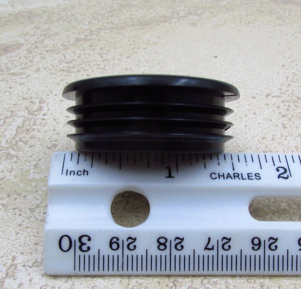 QTY 4 Plastic 1-5/8″ Inch, 14-18 Gauge Round Tube End Cap Insert Plug Glide