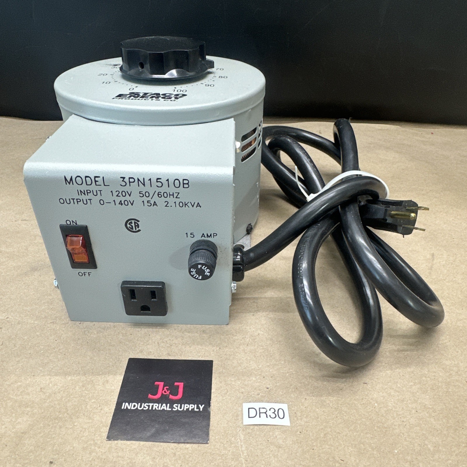 NEW NO BOX- STACO Energy 3PN1510B 120V, 0-140V 15A 2.10KVA || FAST SHIPPED 🇺🇸