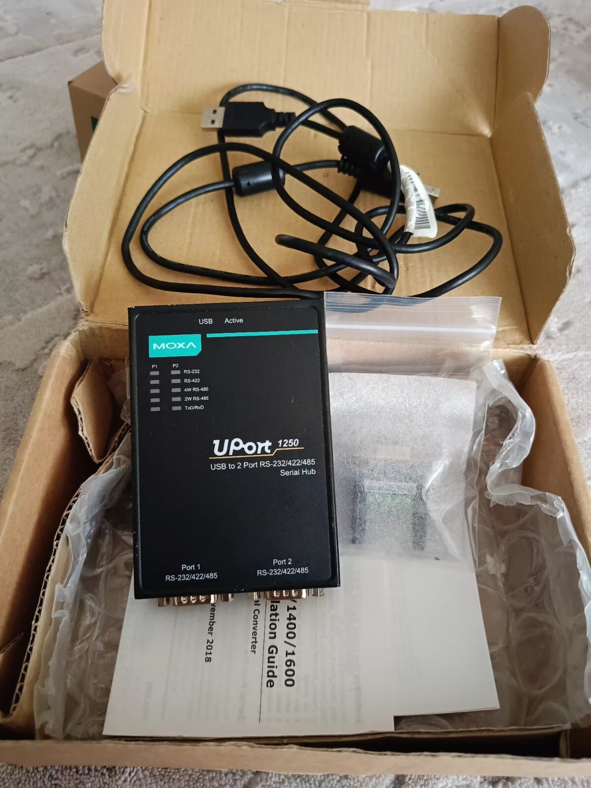 moxa uport 1250 V1.3.1 “WITHOUT CD”